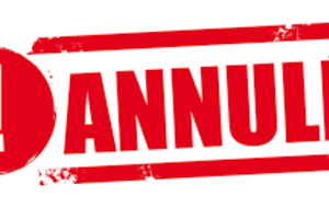 Annulation des entraînements du vendredi 6 Mars